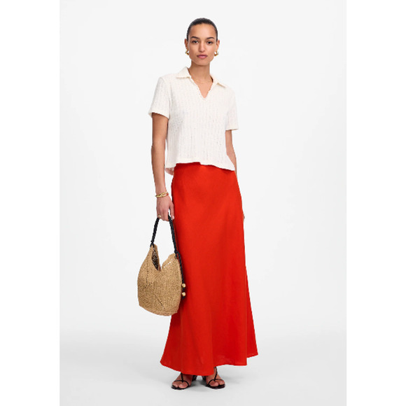 Madewell "Linen Maxi Slip Skirt" MSRP $128 - Picture 2 of 14